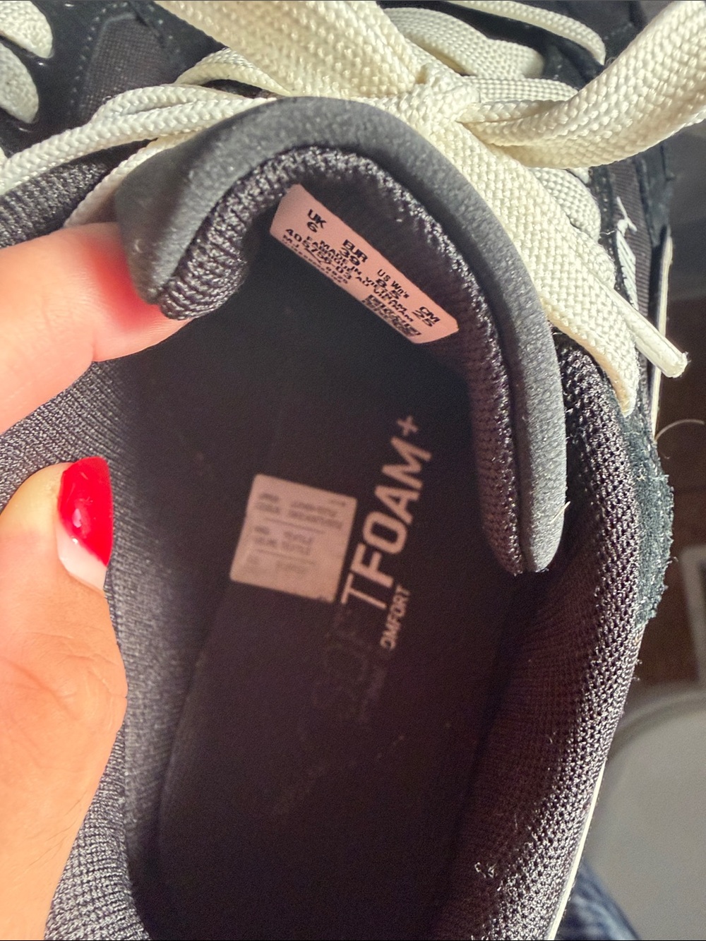 Puma Black and Cream Low-Top Sneaker - Picture 3 of 4